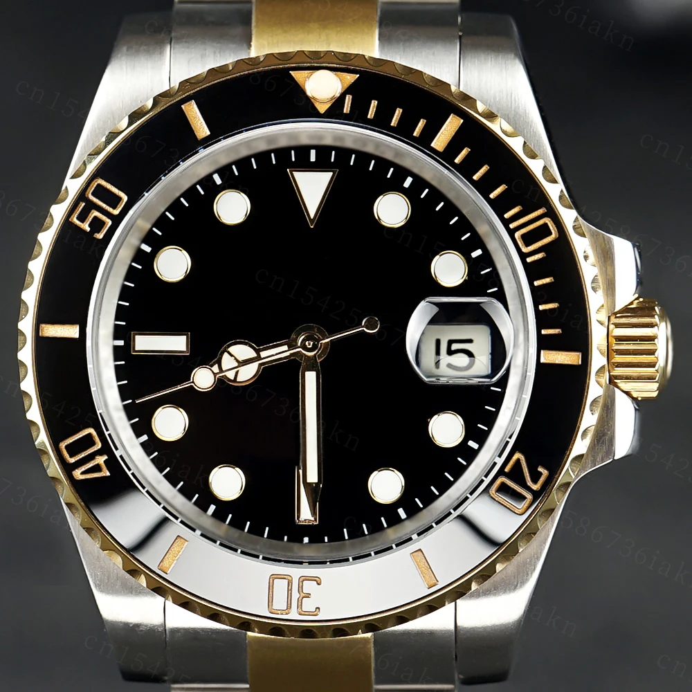 2022 Fashion New 40mm Men's Leisure Sports Sapphire Mirror Stainless Steel Material Waterproof Automatic Mechanical Watch