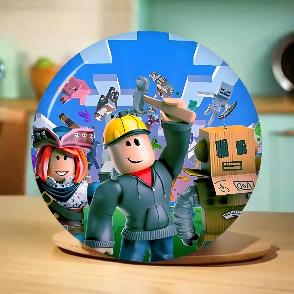 Roblox-Inspired Creative Slogan Button Pins - Trendy Fashion Brooches & Backpack Decorations