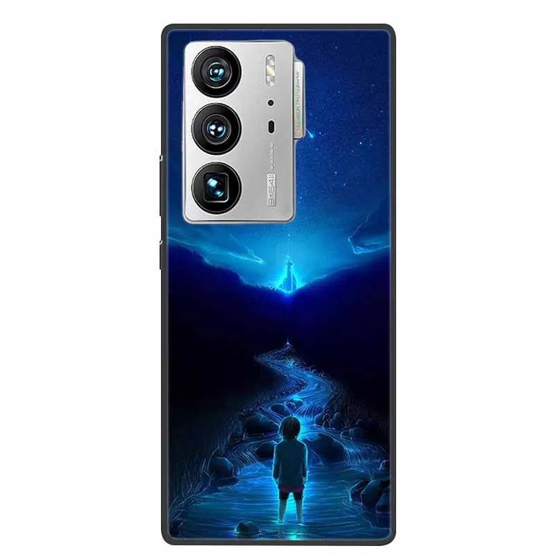 Animal Painted Silicone Soft Phone Case - Shockproof TPU Shell with Wolf Design