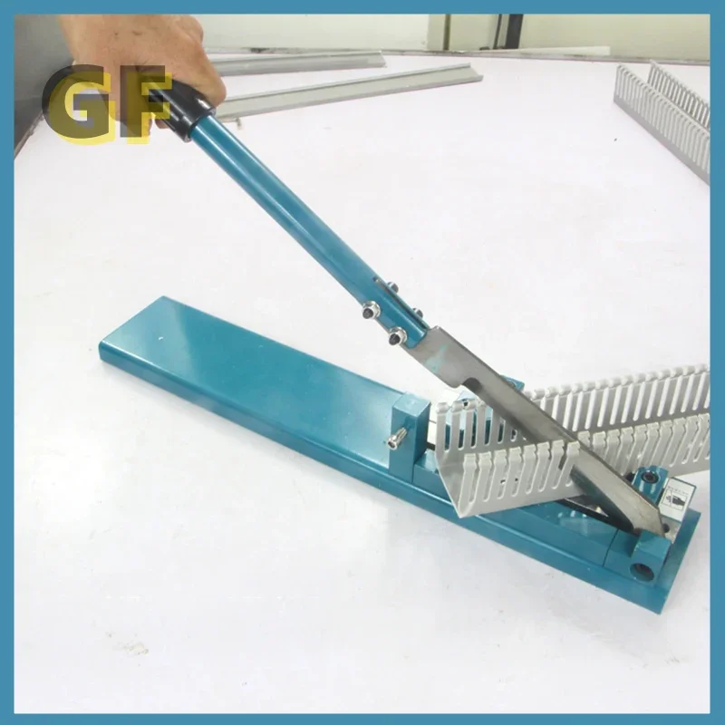 SC-01 Wire Duct Cutter Plastic Slotted Wiring Duct And Covers Cutting Machine 200mm Cabe Trunking Bench Multi-Angle Cutting Tool