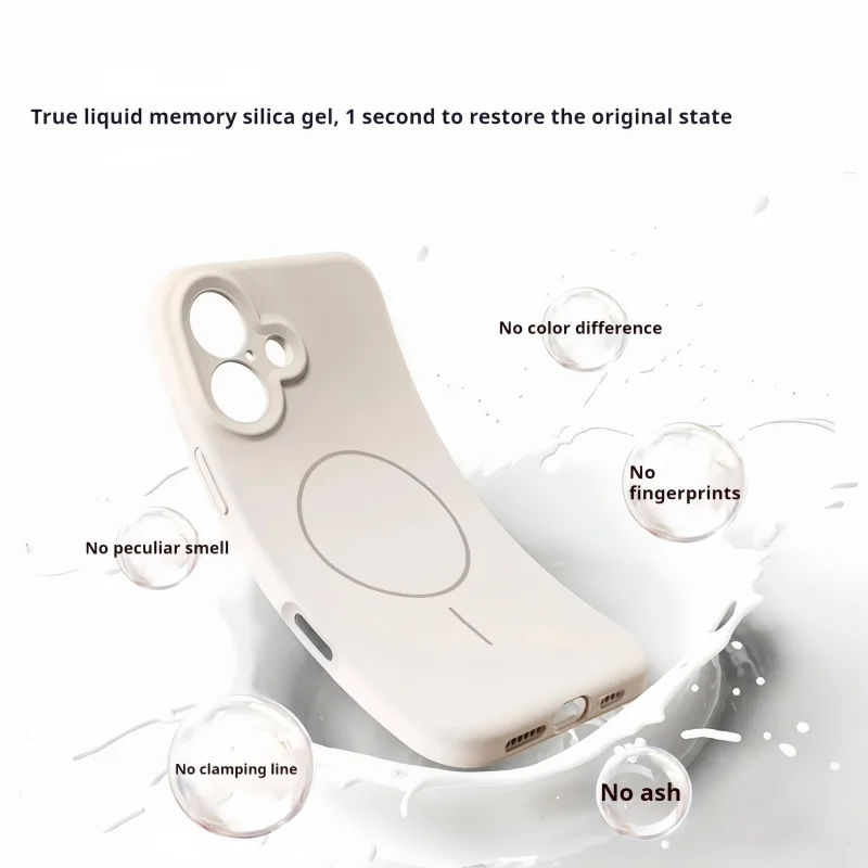 Enhanced Liquid Silicone Candy Color Matte Phone Case with Magnetic Bumper Cover