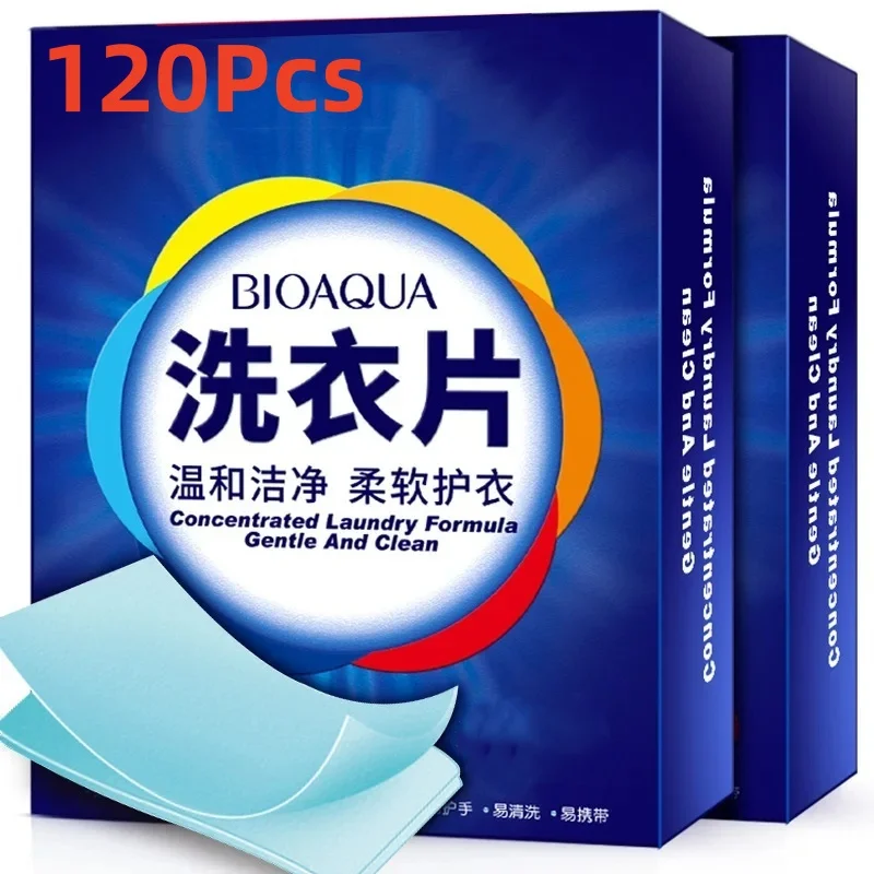Laundry Tablets 40-120Pcs Efficient Detergent New Fragrance Formula Deep Cleaning Easy Dissolve