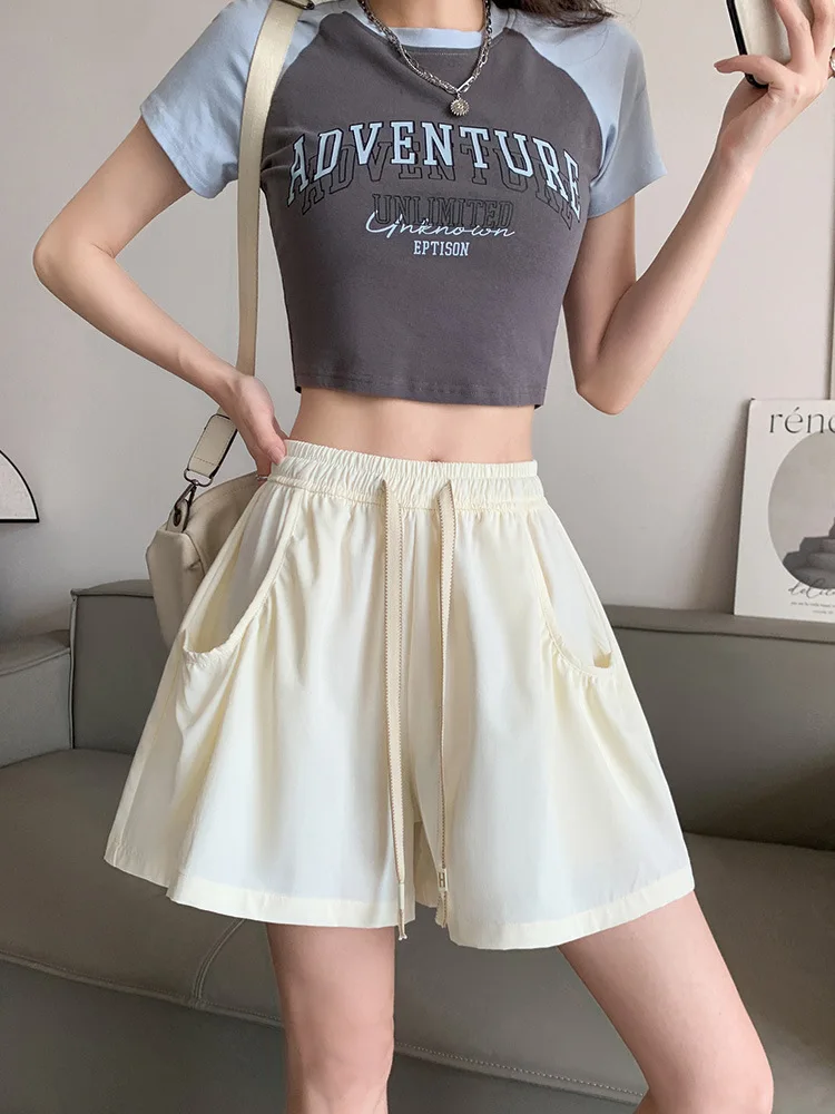 

New casual solid color summer Lady pants