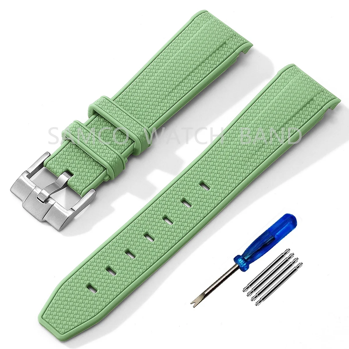 Premium Silicone Watch Strap - 20mm Rubber Replacement Band