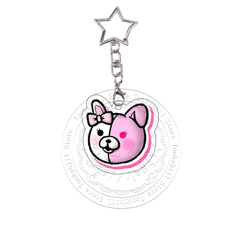 Danganronpa Acryl-Schlüsselanhänger Toko Tsumiki Monokuma Exquisiter Studenten-Anime-Cartoon-Taschenanhänger Chibi-Deko-Accessoire Anhänger – Detail 14
