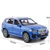 1/32 BMW X5 SUV Toy Car Model Diecast Metal Vehicle Miniature Sound & Light Pull Back Collection Gift for Children Boys Kid 3
