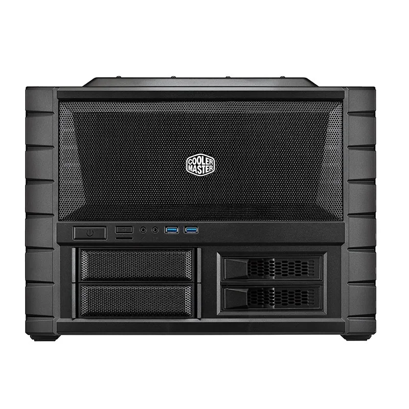 수평형 ATX 컴퓨터 케이스 HAF XB EVO, 334mm GPU 및 180mm CPU 쿨러 지원, 게이밍 PC용 2x120mm 팬 포함
