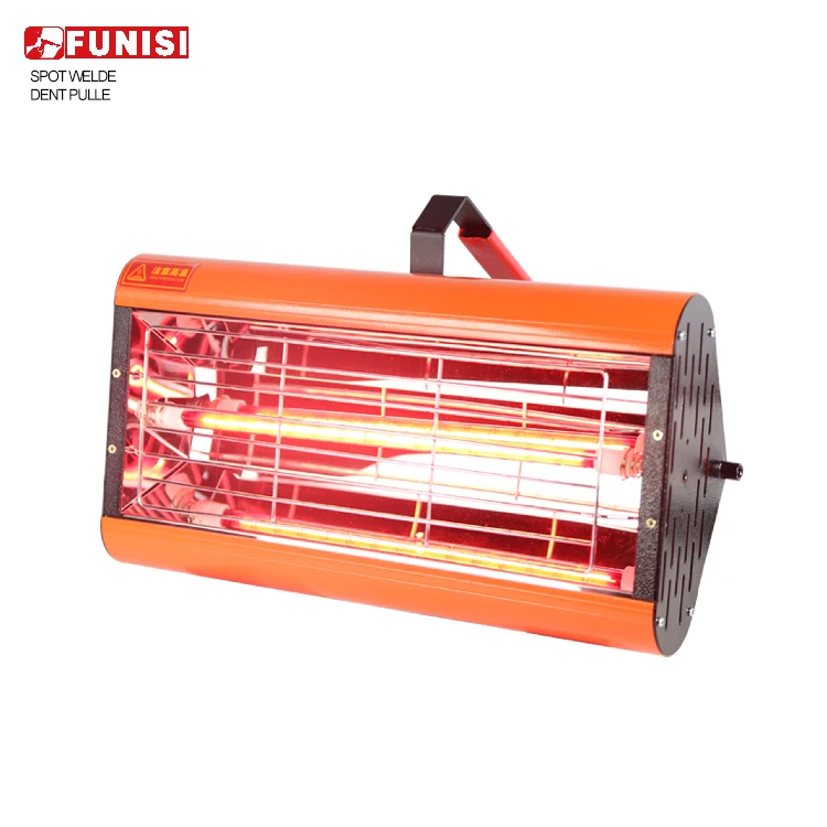 Portable Infrared Lamp Red Light Therapy Drying Equipment 1200W Paint Curing Lamp Body Repair Equipment Decoration Film Bake