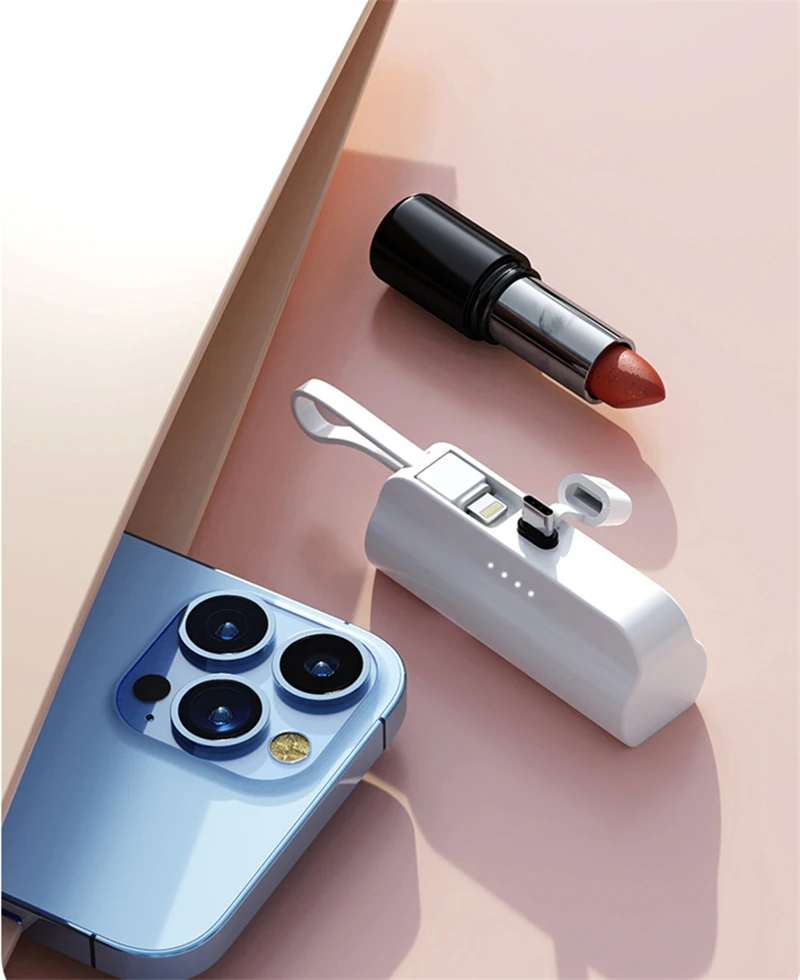 Mini Power Bank 5000 Mah External Battery Charger For Smartphones_voghion.com