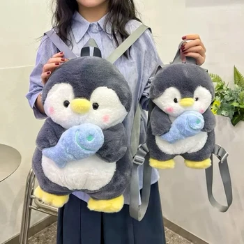 Plush Penguin Backpack 1