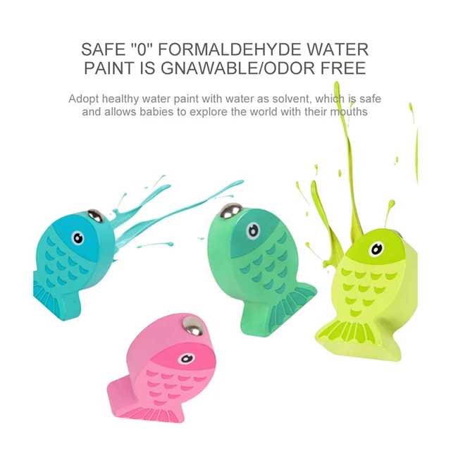 WEMMICKS Wooden Magnetic Fishing Game Montessori Number Letter Cognition Fish Rod Toys Kids Early Educational Toys 11/28pcs 5