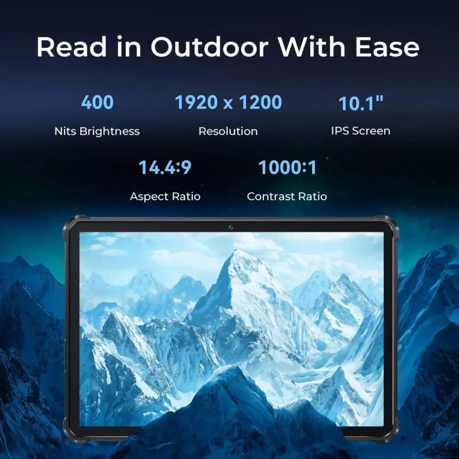 Oukitel RT7 TITAN 4G Rugged Tablet 10.1" FHD+ 32000mAh 8GB+256GB Android 13 IP68/IP69K 48MP+20MP Night Vision Tablet Tablets PC