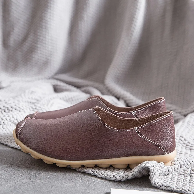 Women's Shoes Slip On Loafers For Flats Round Shoes Bottom Non Slip Sandal Flat Casual Shoes For Women Maternity Shoes