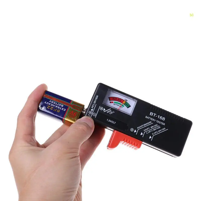 Universal Battery Tester AA AAA 9V Button Cell Checker Tester Checker Dropshipping