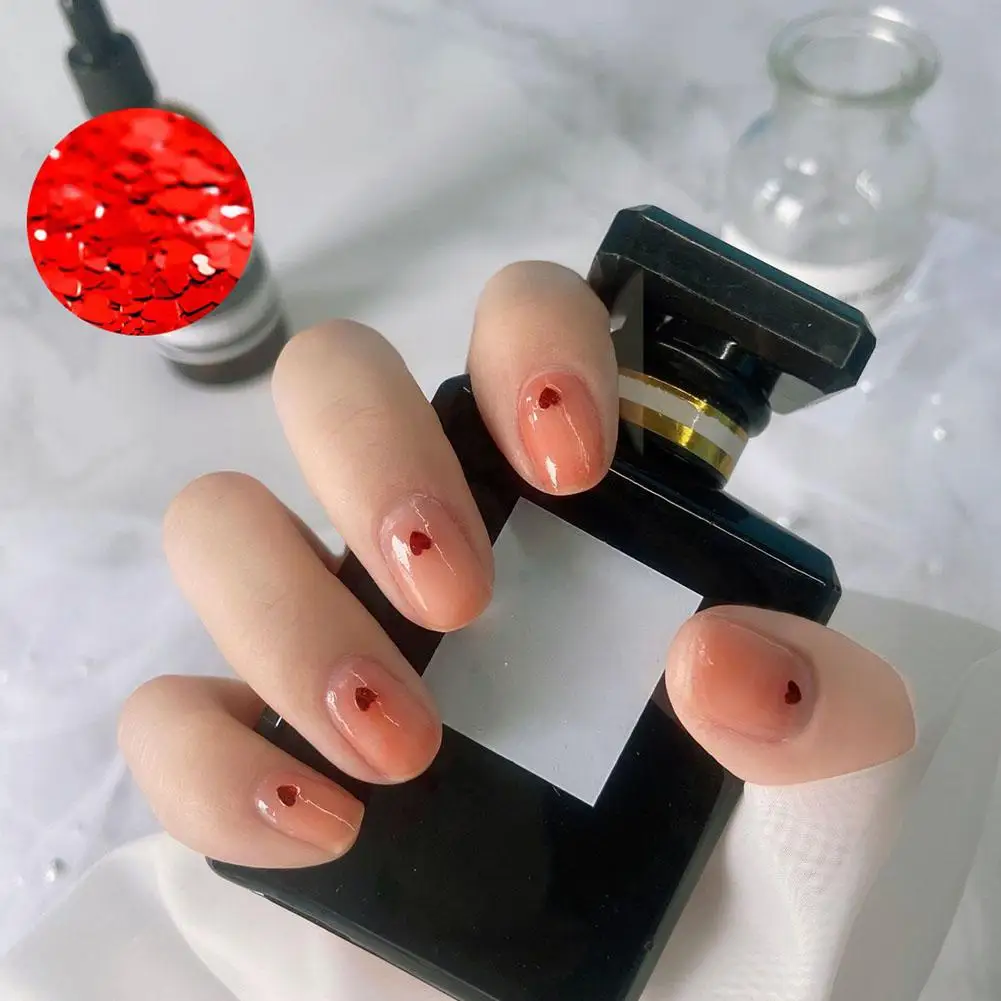 Mini Heart Sequins Glitter Exquisite Cute Nail Decoration Nail Salon Design Cute Accessories DIY Nail Art Design 2