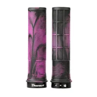 1 paire de poignées de guidon de vélo TPR, extrémité de barre antidérapante, sensation de main confortable, repose-main de cyclisme vtt, pièces de poignées de vélo absorbant les chocs 6