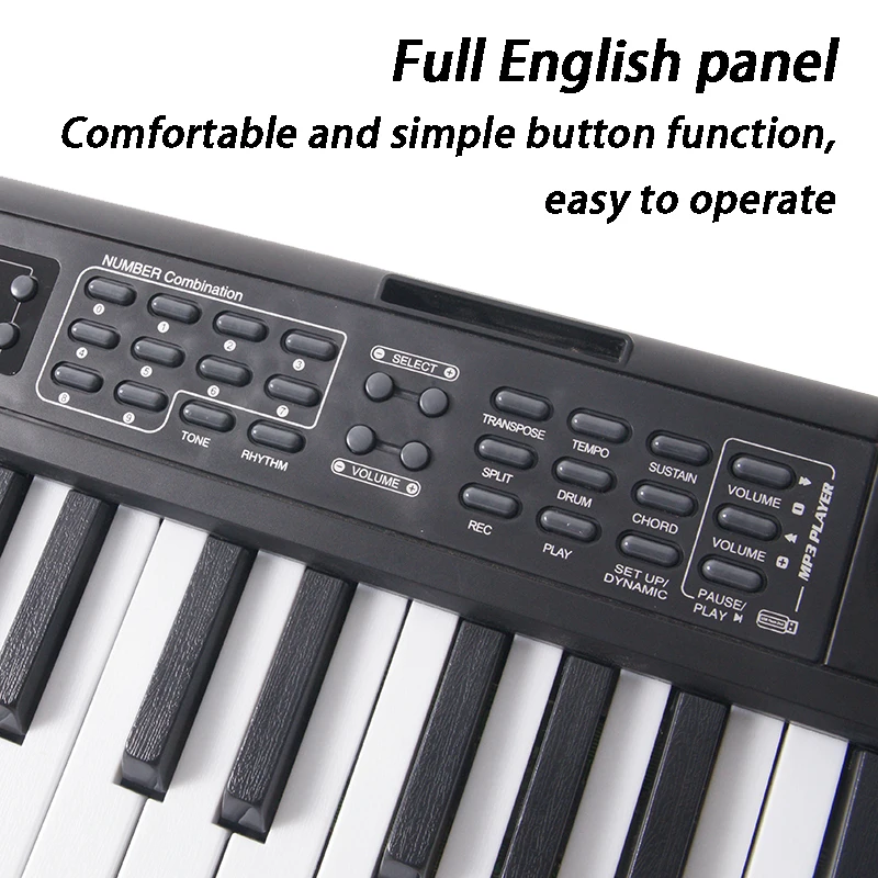 Portable 88 Key Electronic Organ Bluetooth MIDI Electronic Piano Children's Beginner Keyboard Musical Instrument Synthesizer