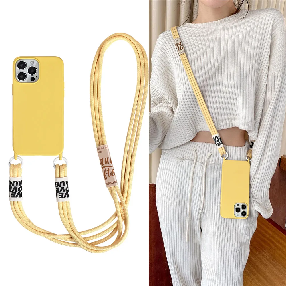 ตัวเลือกสินค้า เคสสายคล้องคอ ซิลิโคน สำหรับ iPhone