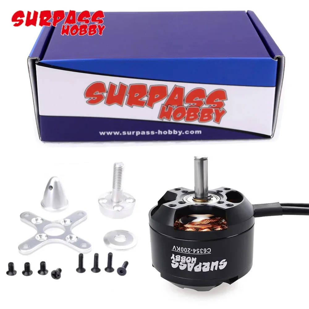 Sf37dda9676304f57bcd140d21935b730N Surpass Hobby 2822 2830 3530 3542 3548 4250 4260 5055 5065 6345 Brushless Motor for RC Fixed-wing FPV Drone Quadcopter Airplane