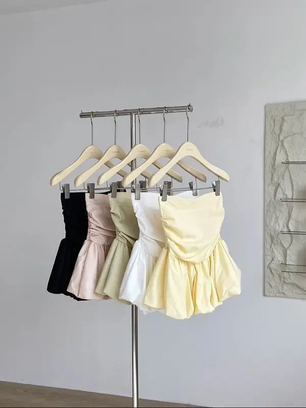 Ruffle Peplum Tube Cami : Waist-Cinching S...