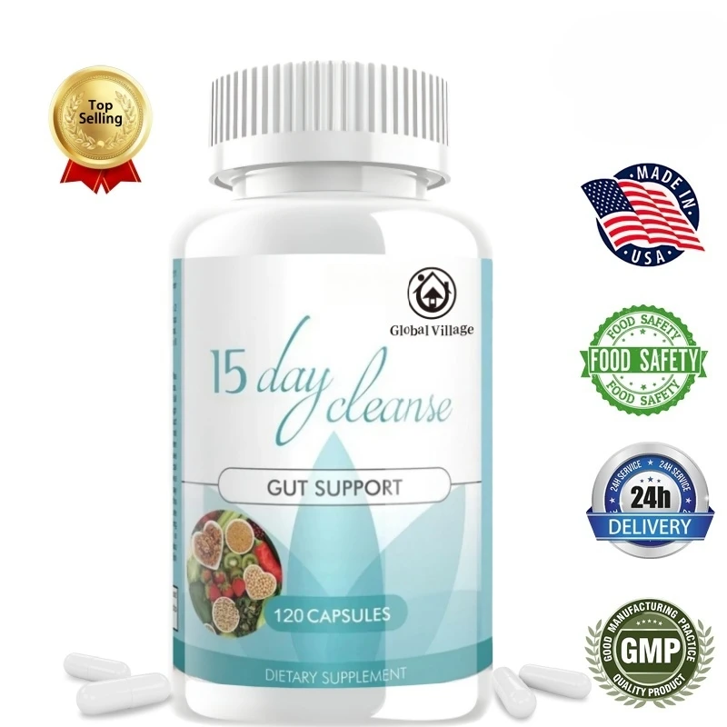 Global Village Digestive Detoxification Dietary Supplement Colon Cleansing-Balancing Intestinal Organisms And Plants