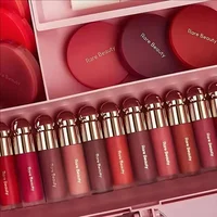 Rare Beauty - Fard à joues liquide mat texturé léger effet coussin d'air, rouge à lèvres naturel, cosmétiques de maquillage 2