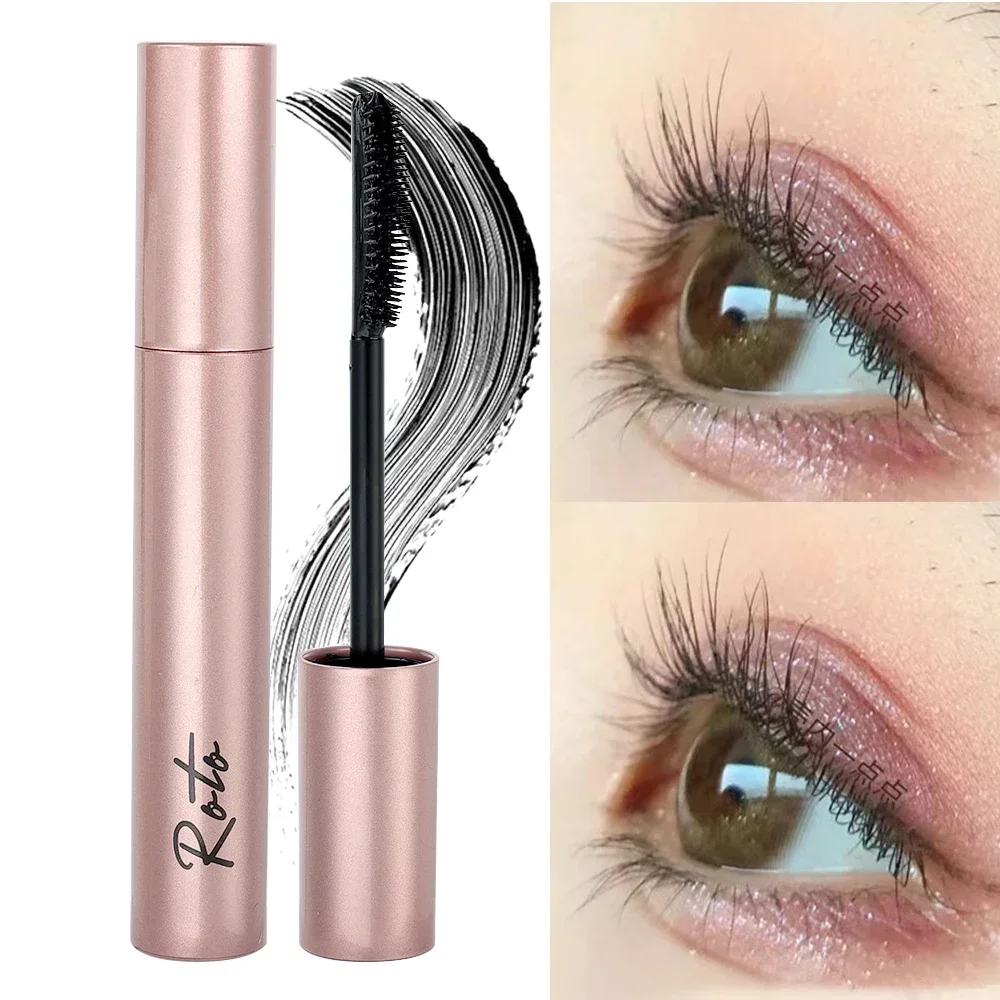 Rímel duradouro fosco preto marrom à prova dwaterproof água secagem rápida alongamento cílios enrolados rímel lash extensão feminino maquiagem coreana 7
