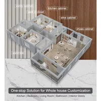 Meubles de chambre d'enfant personnalisés, joli décor de garde-robe, ensemble complet de garde-manger pour chambre d'enfant 6
