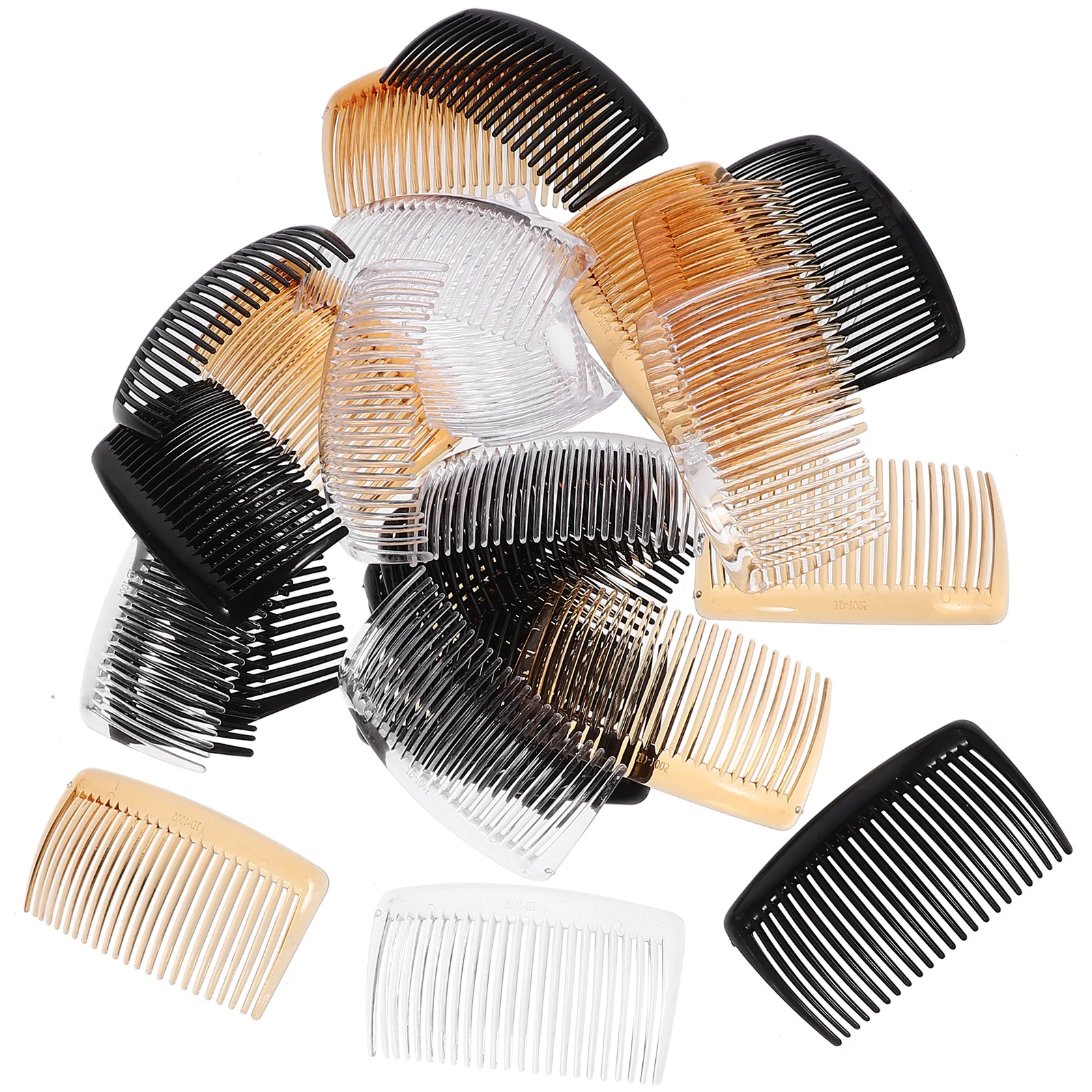 

36pcs Teeth Combs Side Hair Combs Crafting DIY Slide Combs Decorative Headpieces