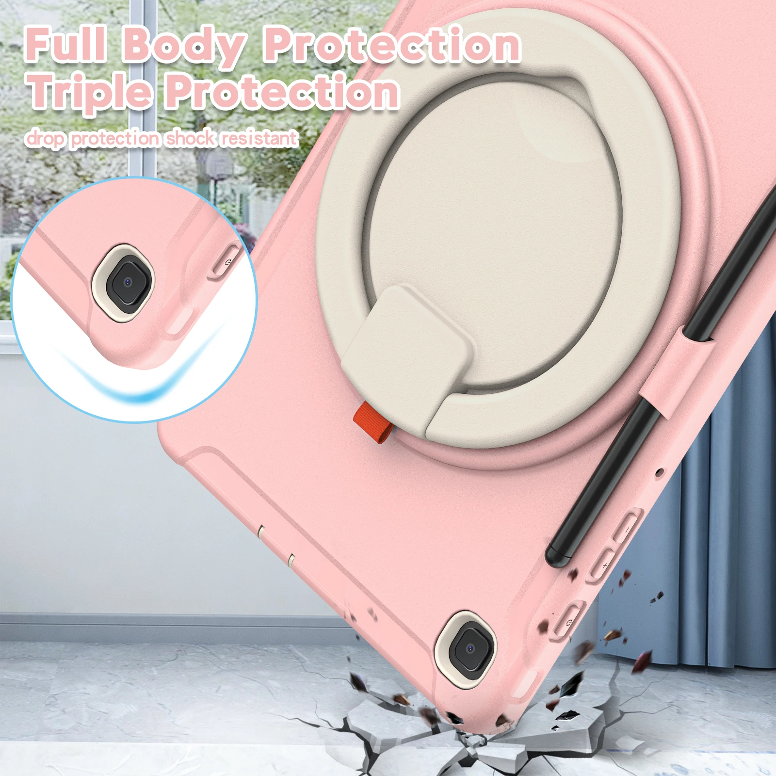 Premium Heavy Duty Shockproof Case for 10.4-inch Tablets - 3-in-1 TPU+PC Protective Cover
