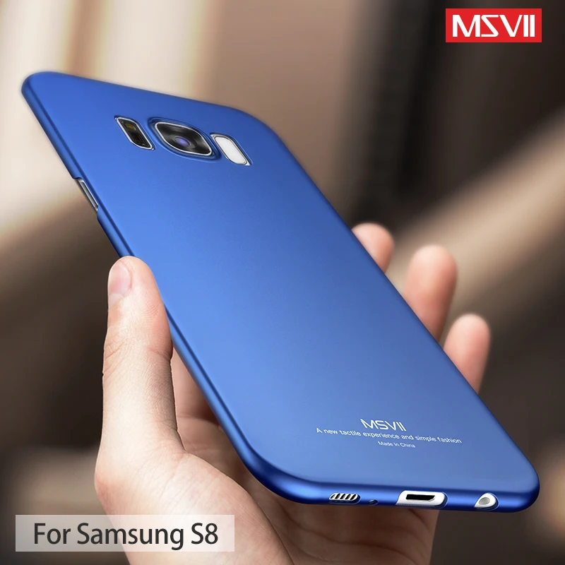 Msvii Per Samsung Galaxy S8 Plus Custodia Slim Glassata Coque Per Samsung Galaxy S9 Plus Cover Rigida Per Pc Per Samsung S8 S9 Plus Custodie