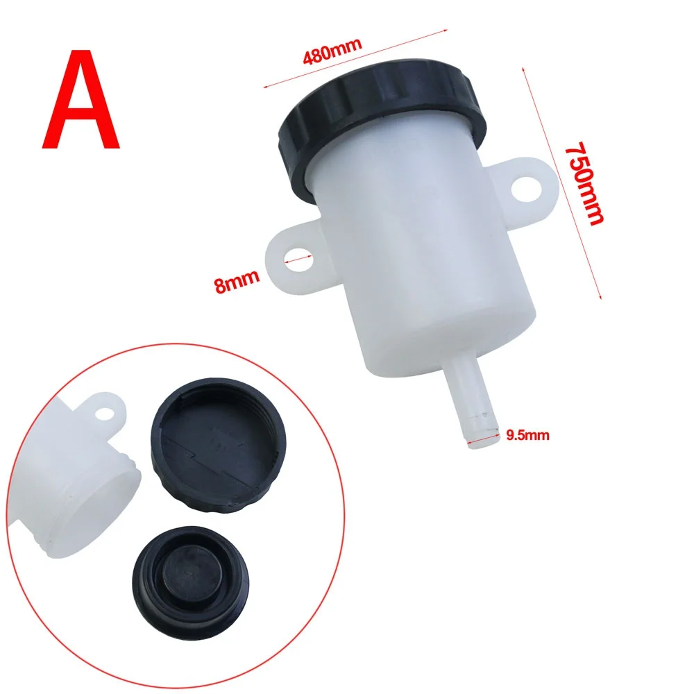 Motorcycle Brake Lever Universal Motorcycle Lever Brake Oil Tank Foot Brake Master Cylinder Oil Cup Fluid Bottle Reservoir Dirt Bike Scooter Pitbike