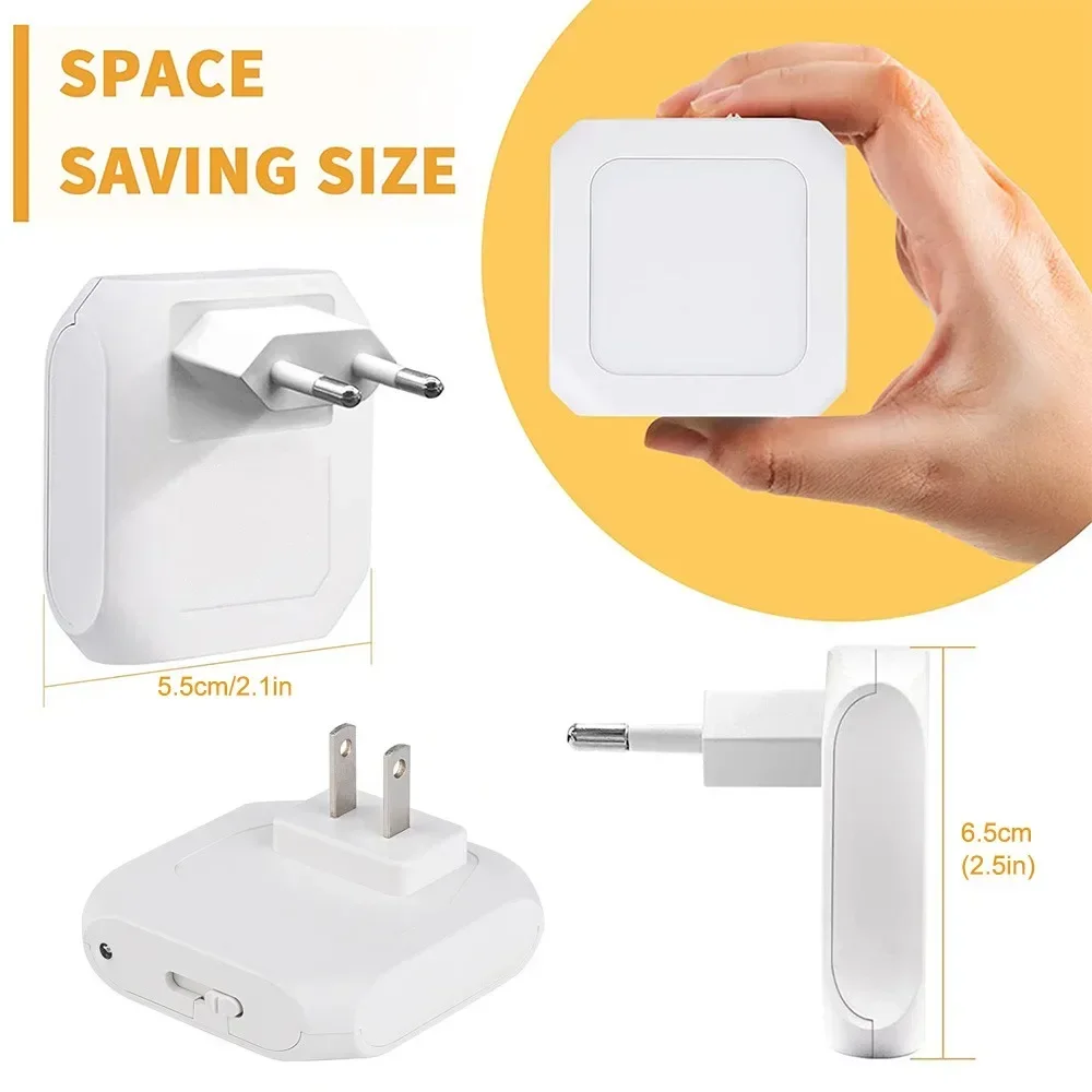 LED Night Lamp Wireless Motion Sensor Light US EU UK AU Plug Sensor Night Lamp Dimmable Lights for Bedroom Corridor Lighting