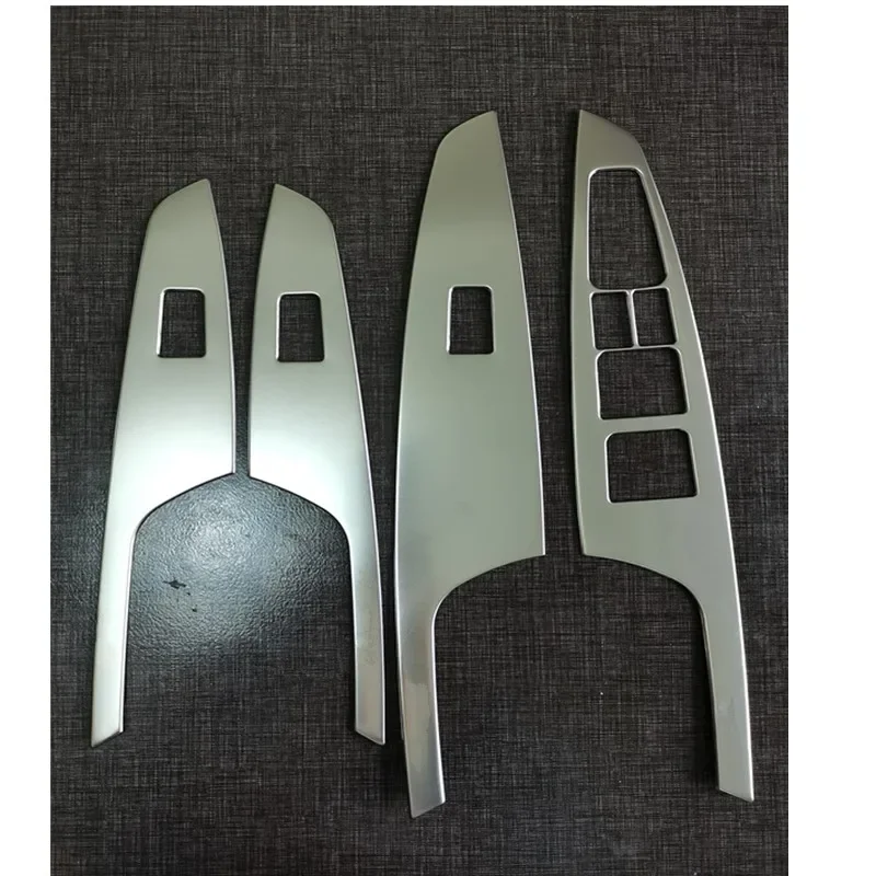 Car Accessories Hyundai Tucson 2015 Window glass switch panel inner armrest bright stick Car Stickers