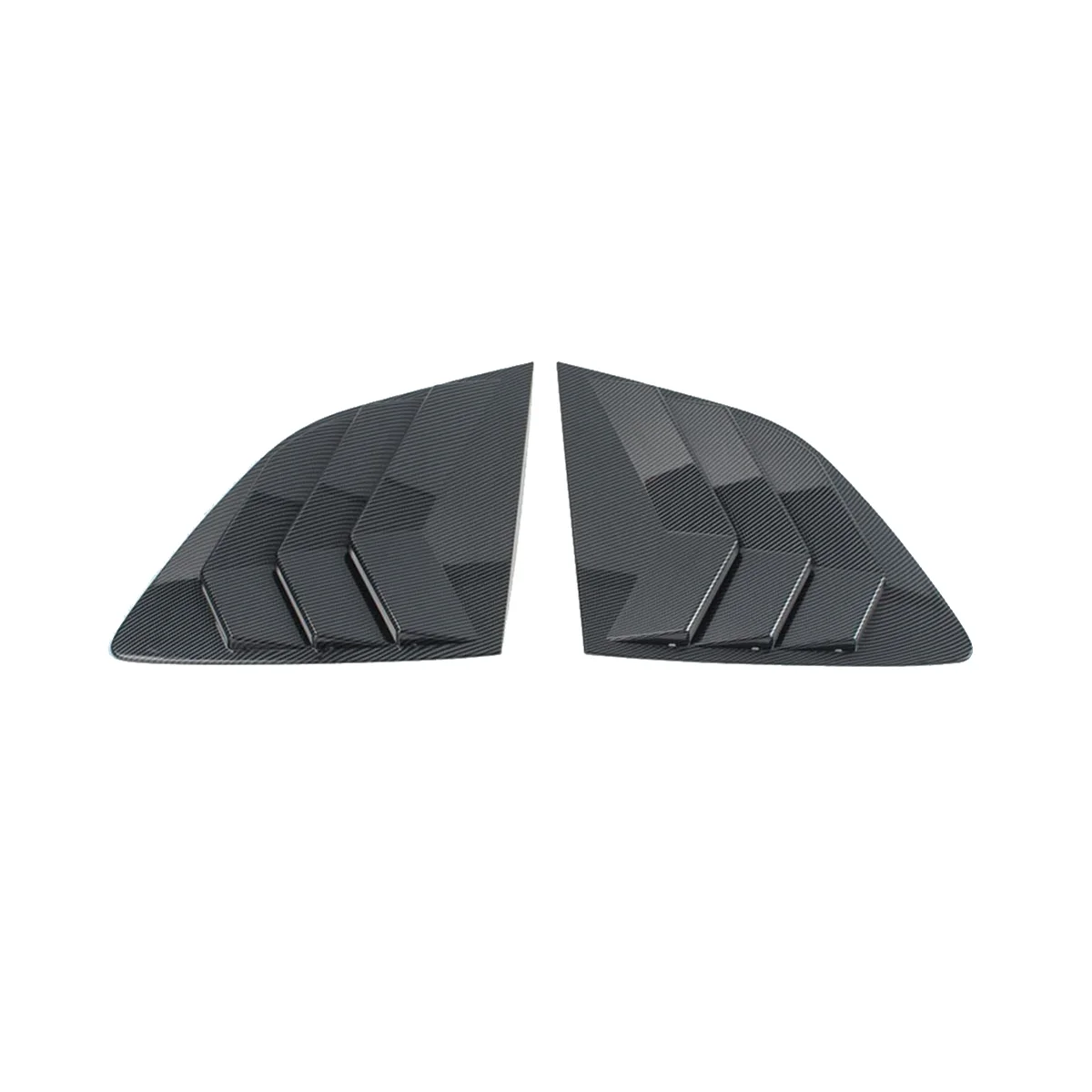 

For 2023 Side Window Louvers Window Scoop Cover Trim Accessories (Carbon)