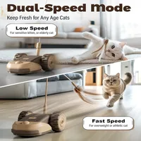 Smart Cat Toy 2 Modes Automatic Moving Touch Wake-up Toy Car for Cats Dogs Interactive Playing Kitten Training Pet Supplies 5