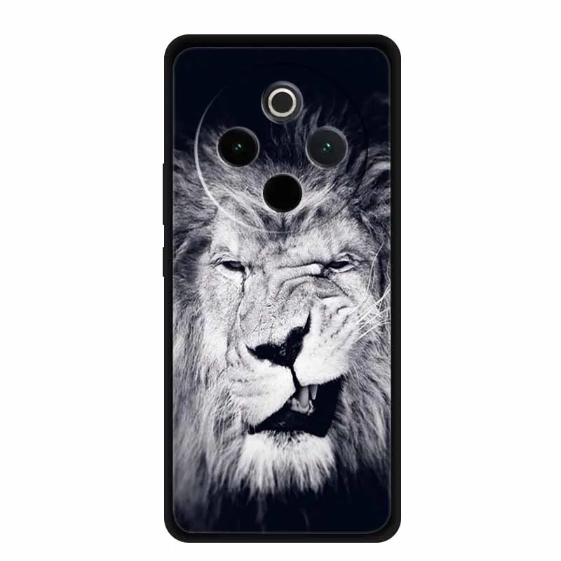 Cartoon Animals TPU Silicone Phone Case & Bumper Cover - Soft Shell