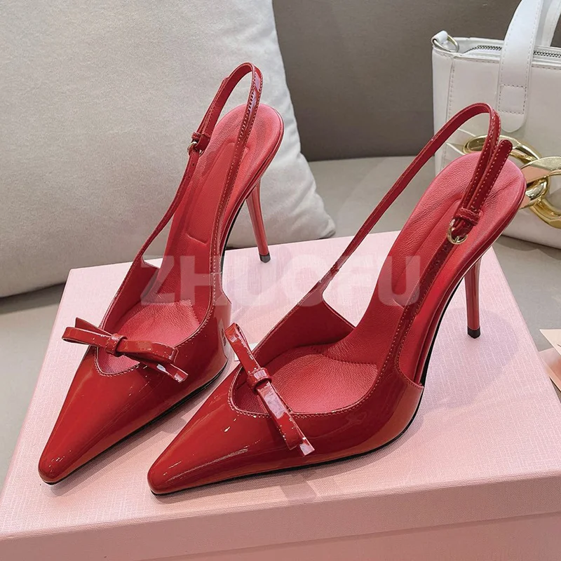 

Women Sandal Summer New Style Shallow Mouth Pointed Toe Buckle Strap Design Female Sandals Sexy Luxury High Heel Shoes