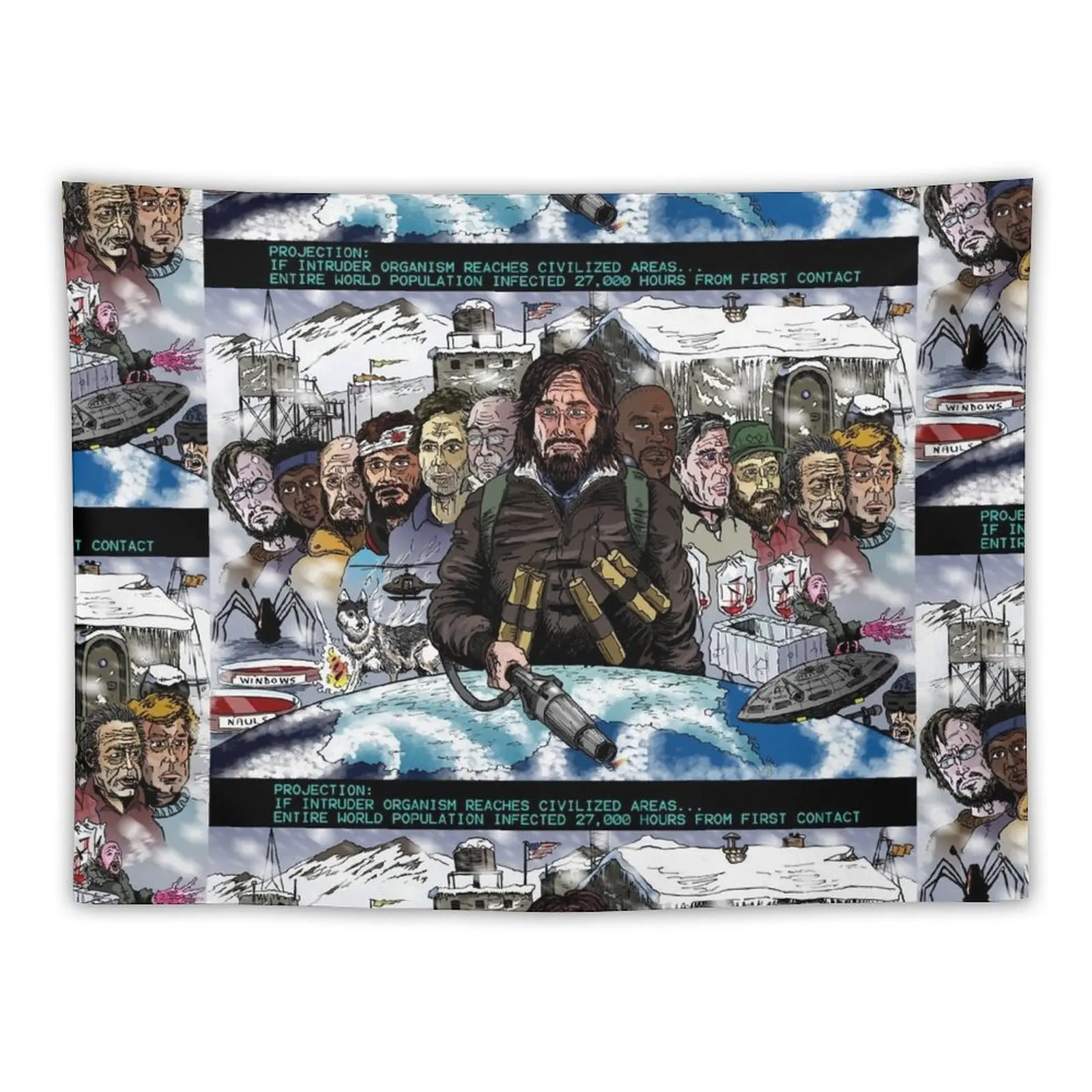 

The Thing Tapestry Room Aesthetic Decor For Room Decorative Wall Tapestry