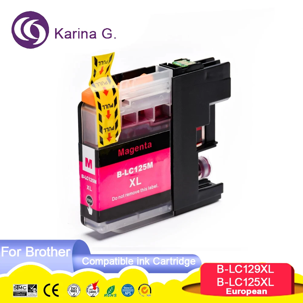 LC129XL LC125XL LC125 LC129 Premium Color Compatible Printer Ink Cartridge For