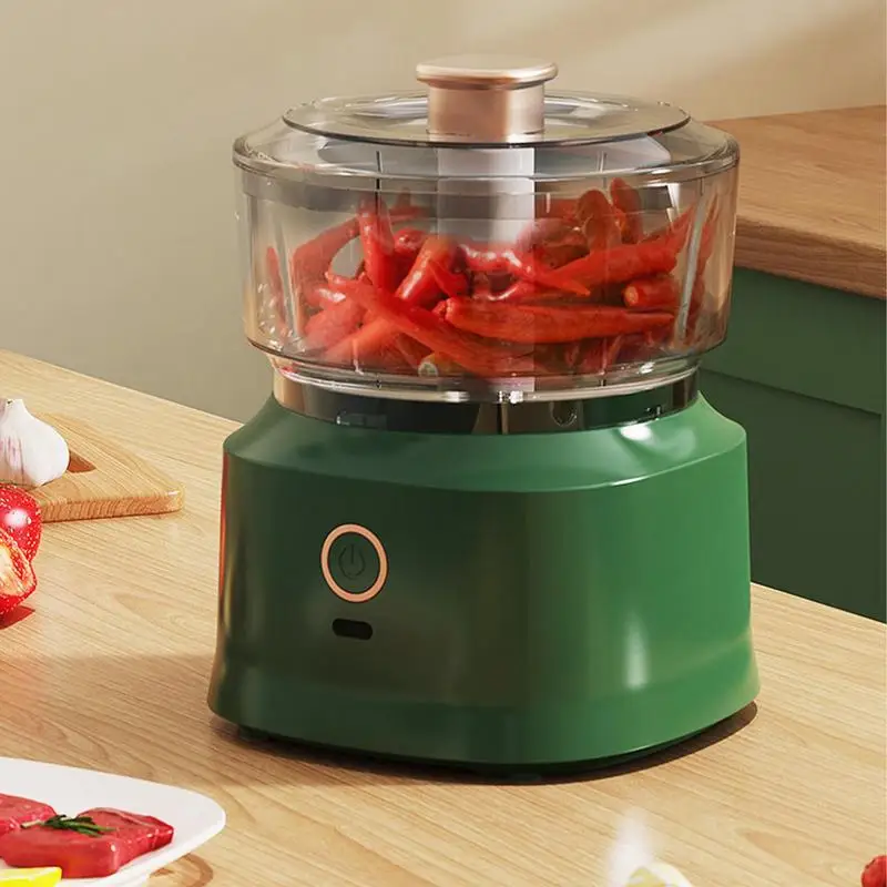 Electric Vegetable Chopper, Mini Food Processor, kitchen appliances, Multi  Functional Cooking Machine, Stainless Steel Foods Chopper, 45W, for Dicing