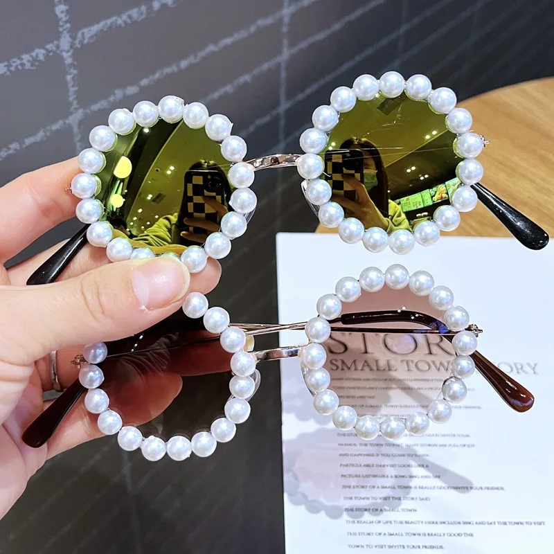 Retro Kids Sunglasses Round Goggle Candy Color Lens for Boys Girls Child