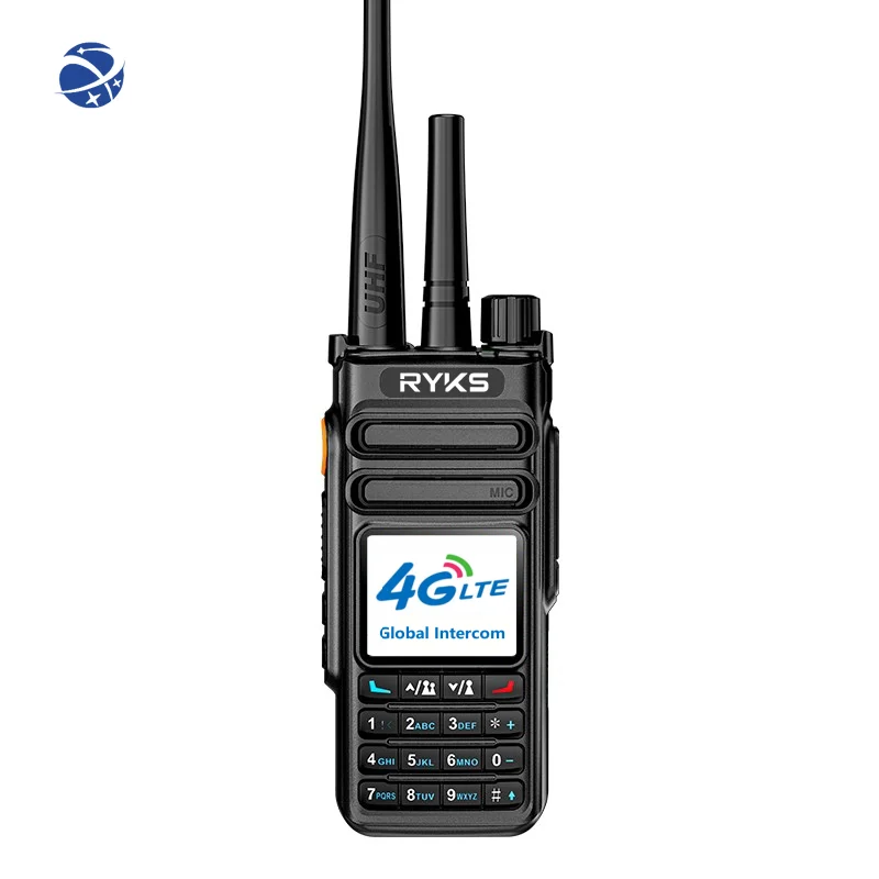 

Global-Intercom 4G POC and UHF Internet Two-Way Radio Sim Card radios comunicador portable profesional 100 km 500km 50km 10km