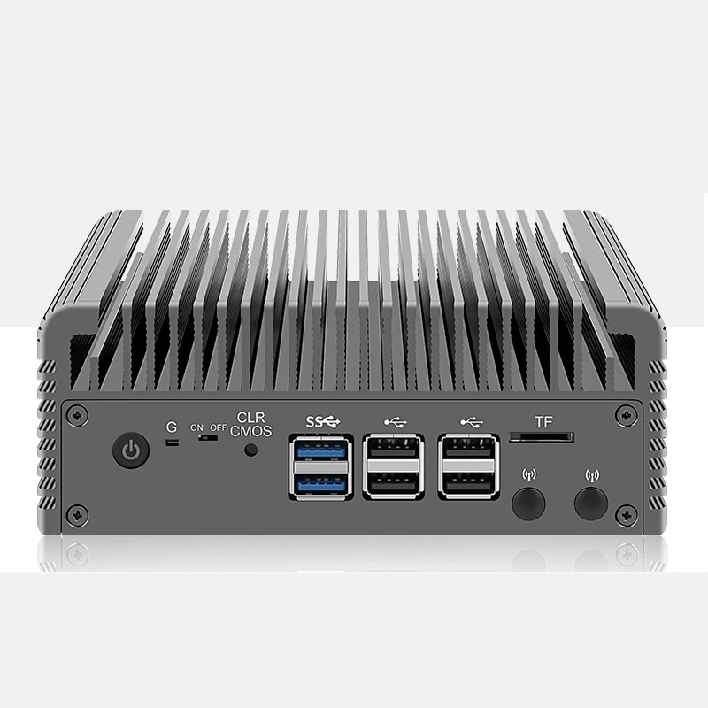 Firewall Computer Soft Router Intel i3 N305 N355 N150 N100 Mini PC Case DDR5 4xi226-V 2.5G LAN Fanless Proxmox ESXi Host Server 5