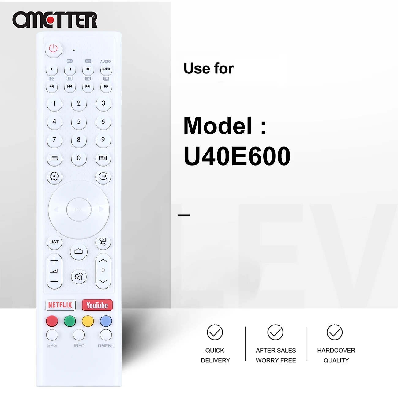 para Aiwa Changhong Chiq Ruba Android tv Controle Remoto U40e6000 U60e6000 50g5s Led55eu7008 Zs-ag7h50uhds Zs-ag7h55uhds - Image 6