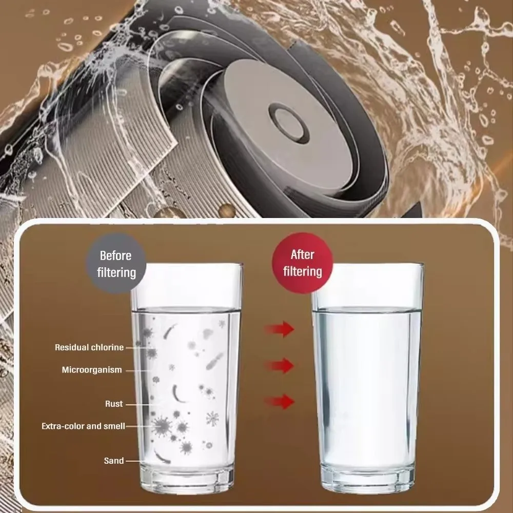 Stainless Steel Kitchen Faucet Extender with Double Layer Filtration