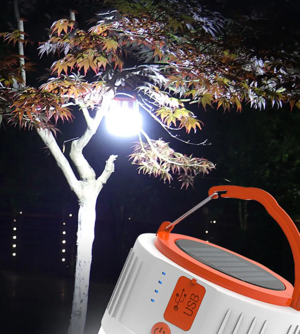 Description Picture 4 of itemLED Solar Charging Light Energy-saving USB Bead Bulb Night Market Lamp Mobile Outdoor Camping Power Outage Emergency Lamp
