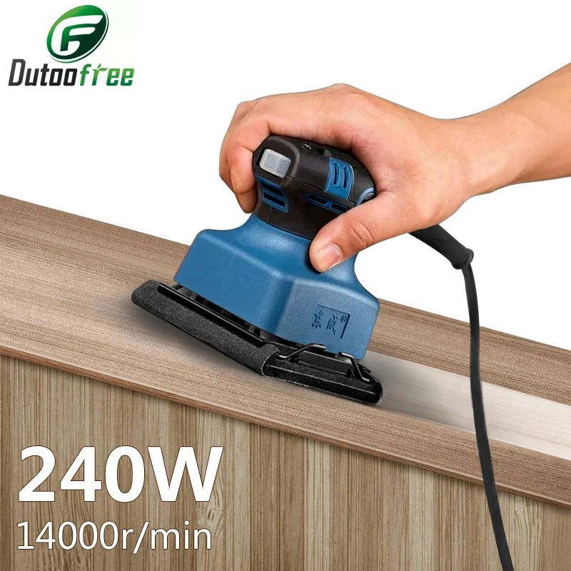 240W Levigatrice Elettrica Per Legno Stucco Per Lamiera Lucidatrice Per Vernice Lavorazione Del Legno Macchina Per Carta Vetrata Orbitale Casuale Uten