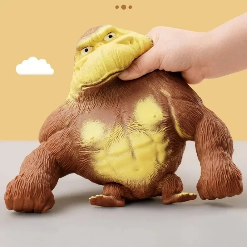 Elastic Squishy Gorilla: Creative Animal Gift