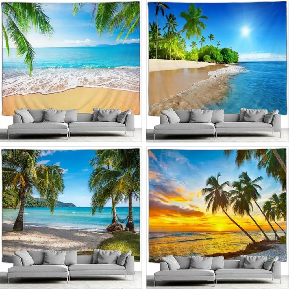 Tapisserie murale de paysages d'été 1